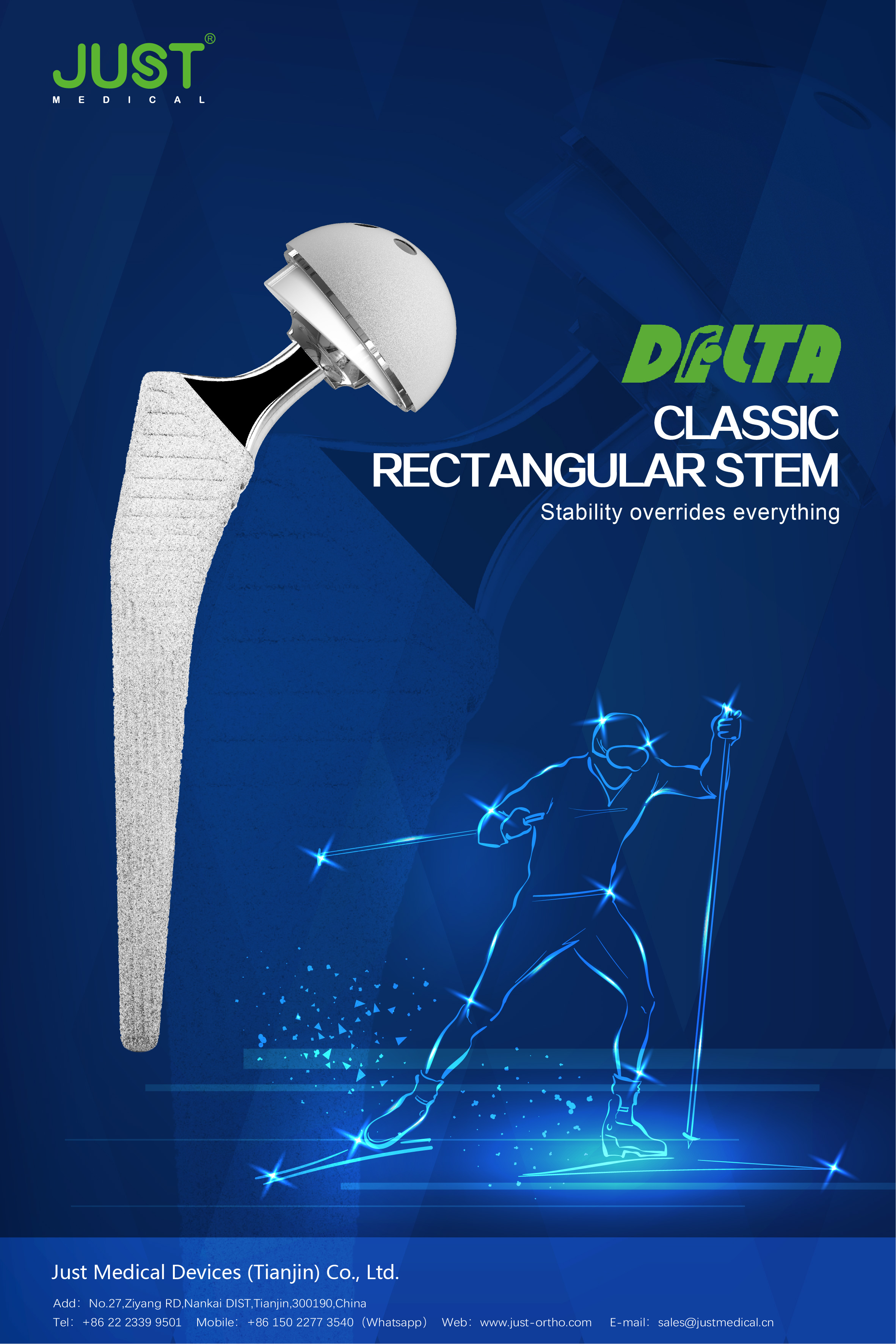 New product launched---Delta classic Femoral stem