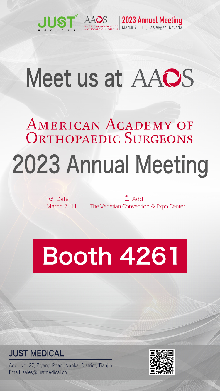 JUST invites you to AAOS